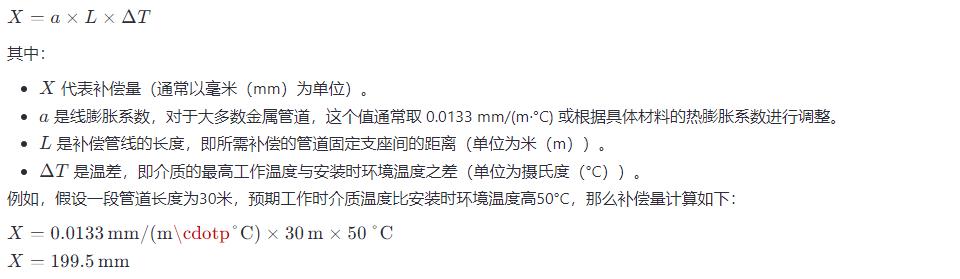 波紋補償器的補償量怎么計算(圖2)